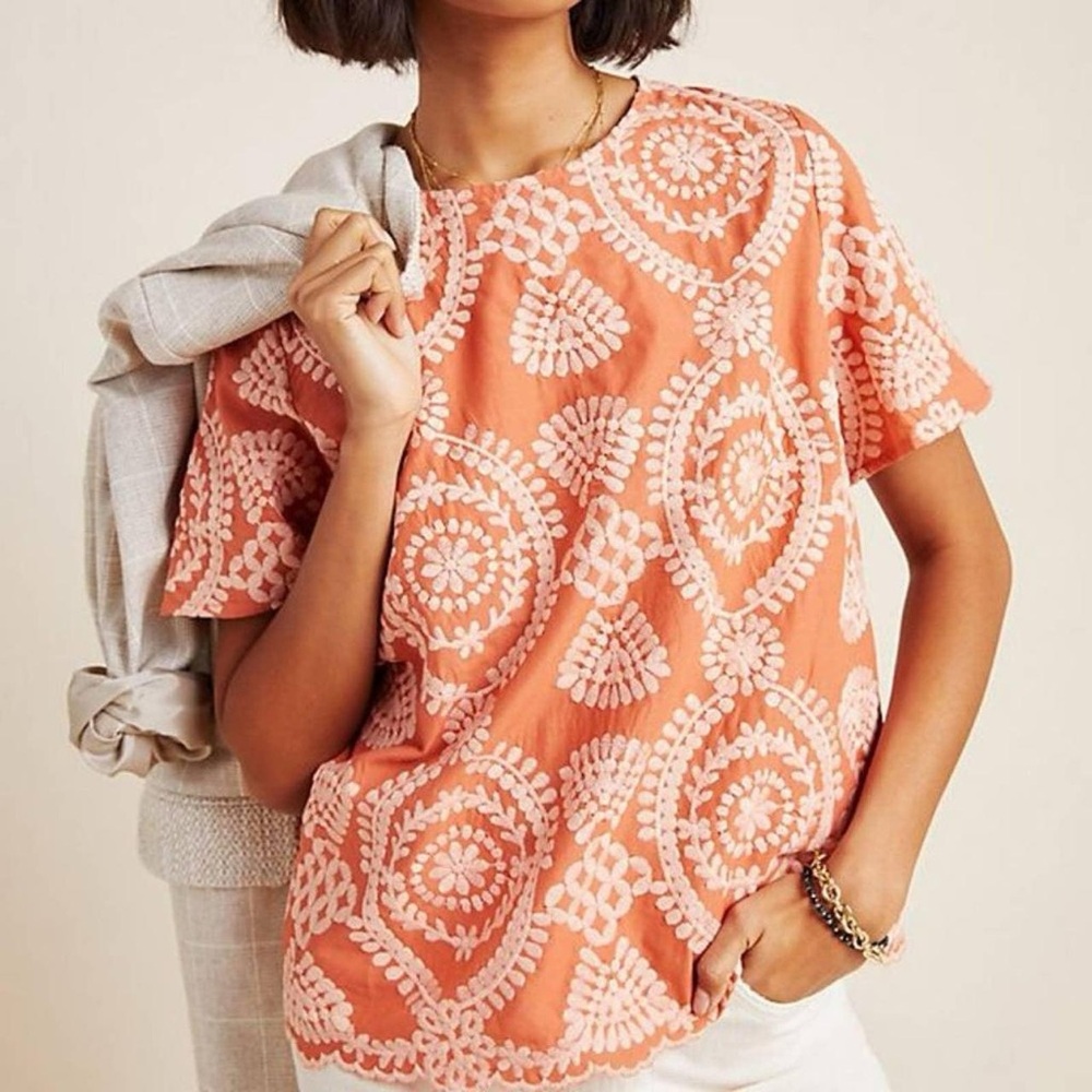 Anthropologie Eri + Ali Coralie Top